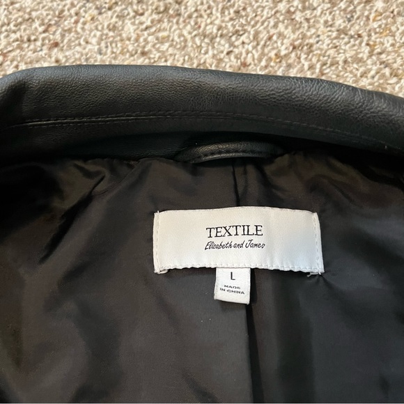 Elizabeth and James Vegan-Leather Jacket - Picture 7 of 8